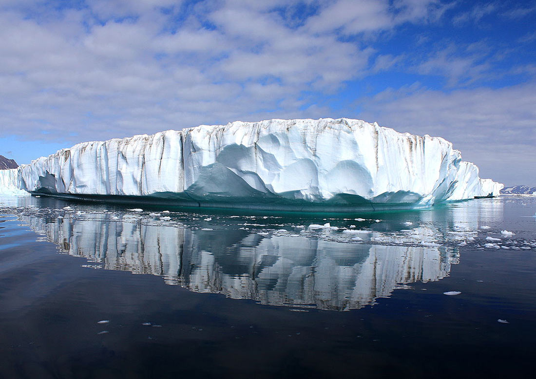 La calotte glaciaire du Groenland