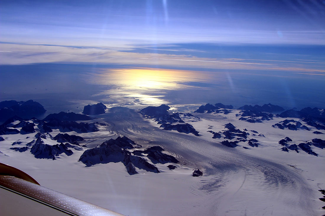 La calotte glaciaire du Groenland